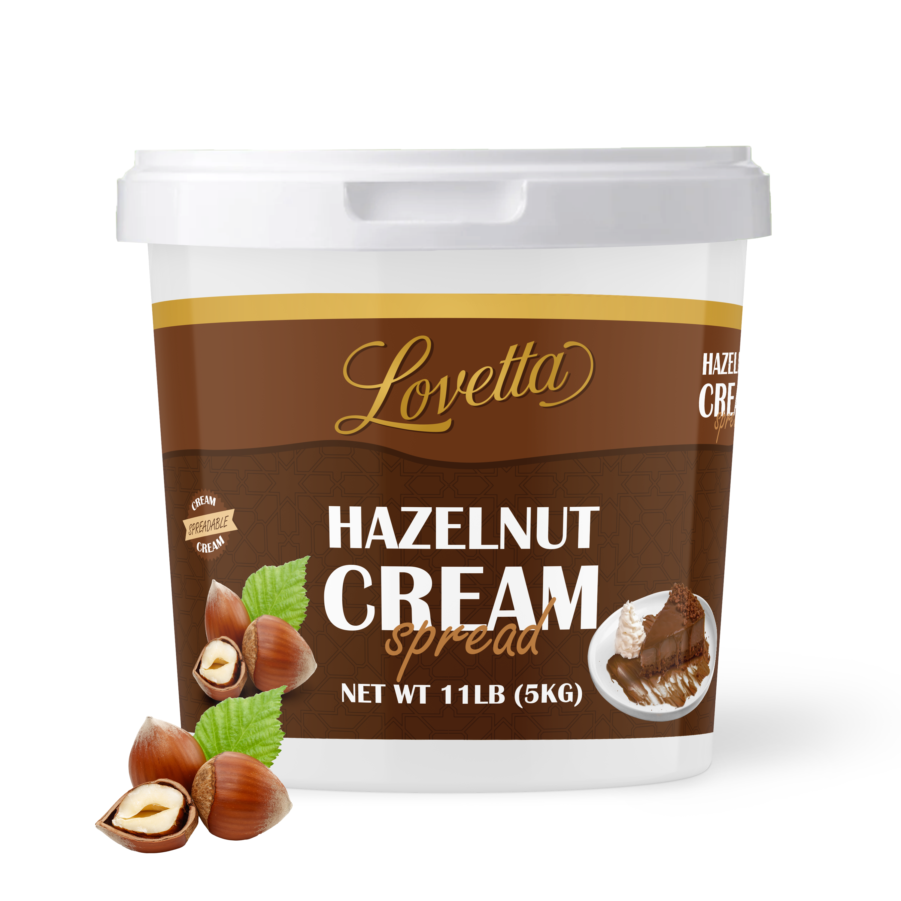 Chocolate Hazelnut Cream – 11lb – Lovetta