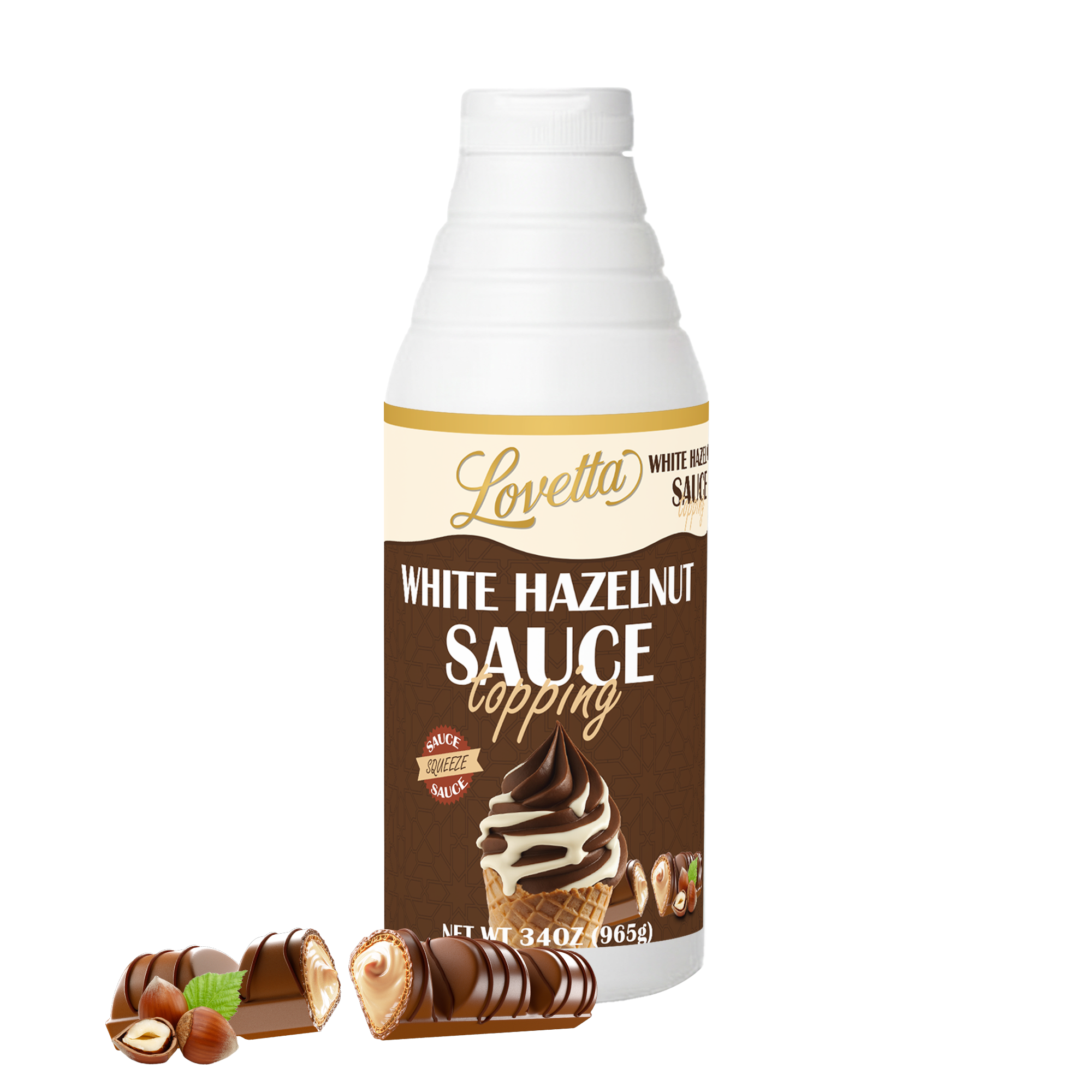 TREAT MAISON ベール　80×250cm Bueno White Hazelnut Sauce - 34oz – Lovetta
