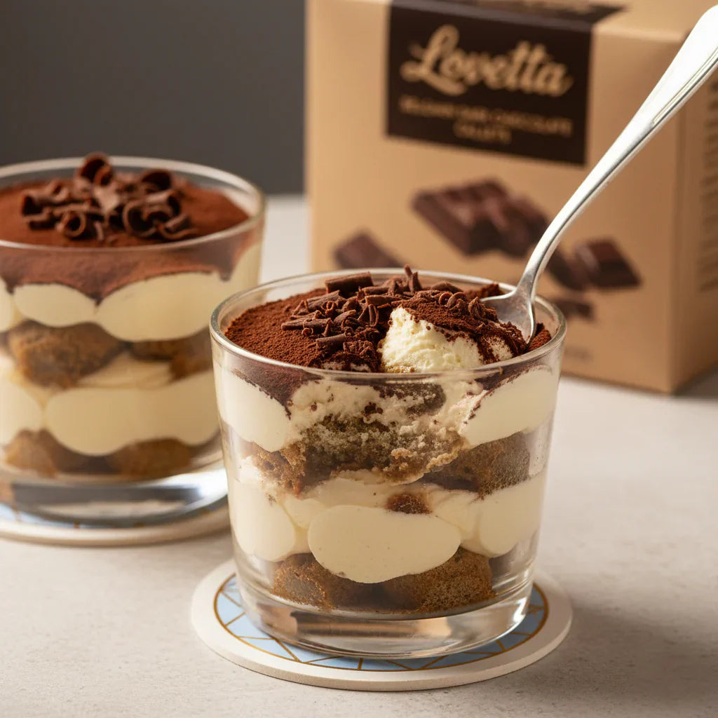 Classic Tiramisu with Lovetta Tiramisu Cream