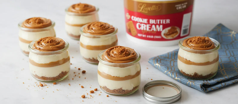 Cookie Butter Cheesecake Cups