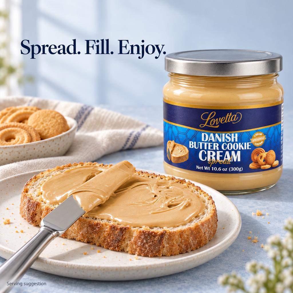 Danish Butter Cookie Cream 10.6oz (300g) Jar