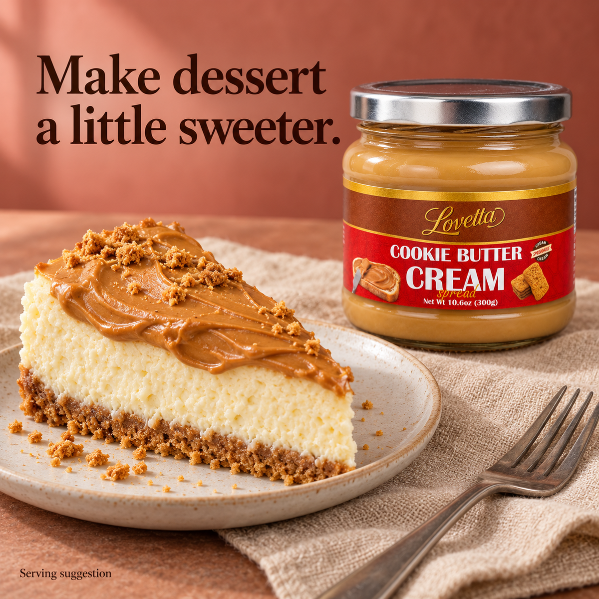 Cookie Butter Cream 10.6oz (300g) Jar