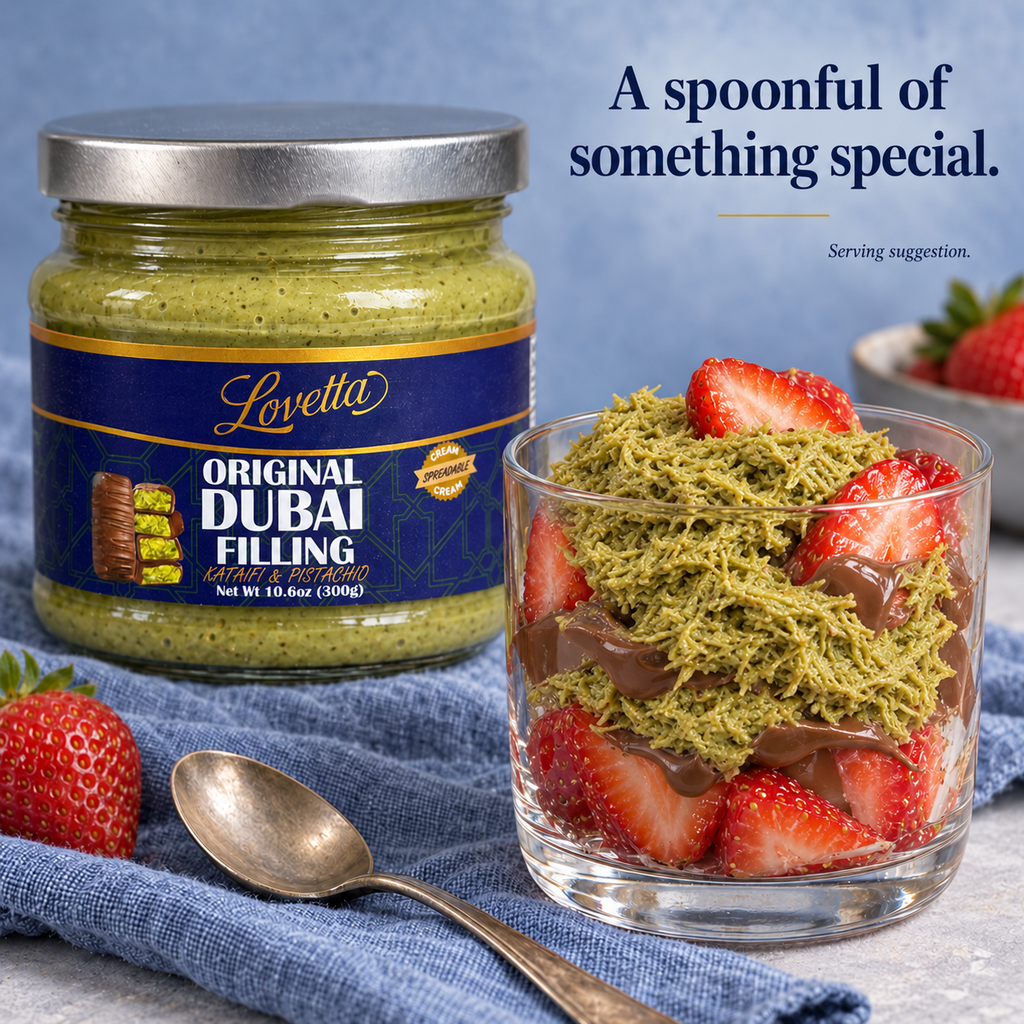 Dubai Filling Pistachio & Kataifi Cream 10.58oz