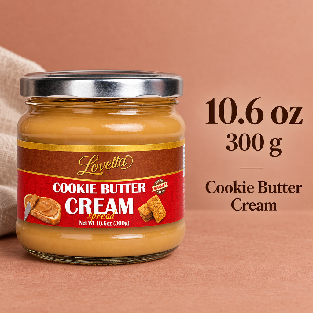 Cookie Butter Cream 10.6oz (300g) Jar