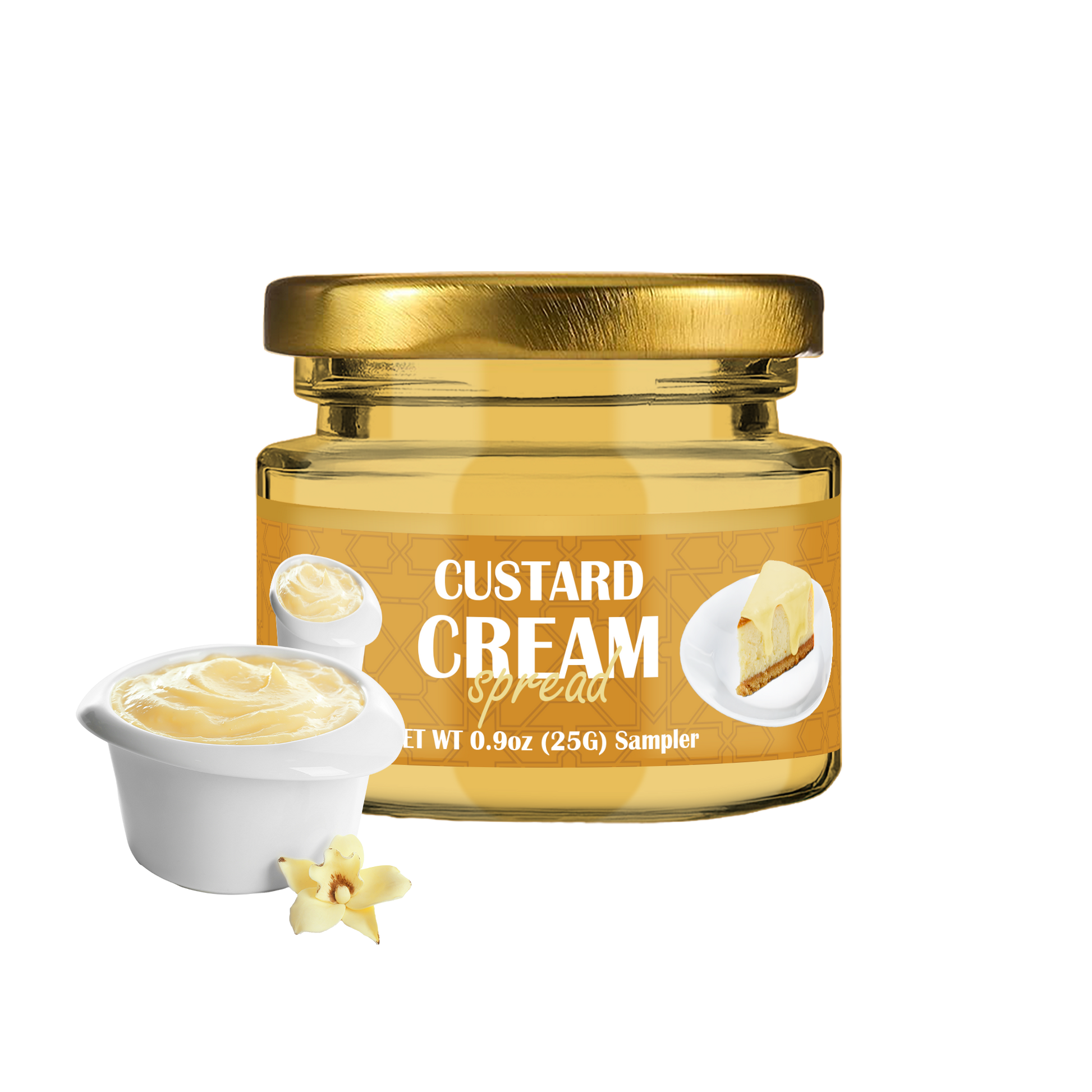 Custard Spread Sampler Net Wt 25g