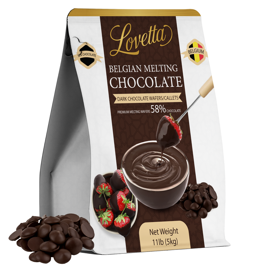 Belgian Dark Chocolate Callets (58%) – 11lb