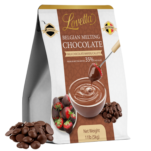 Belgian Milk Chocolate Callets (35%) – 11lb