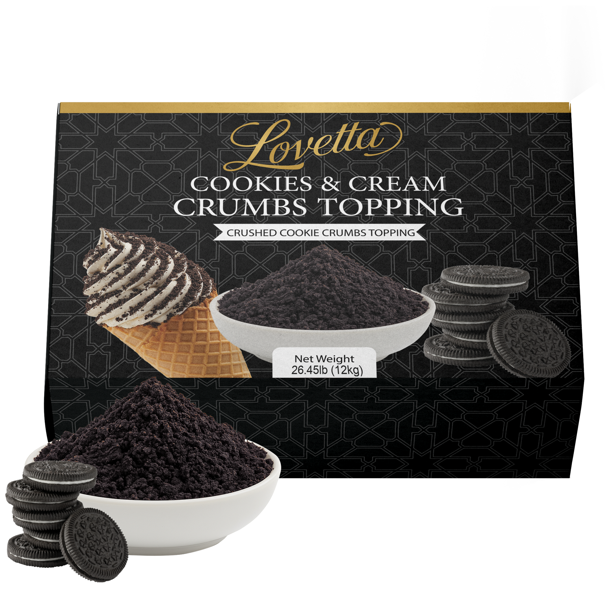 Cookies & Cream Cookies Crumbs – 26.45lb