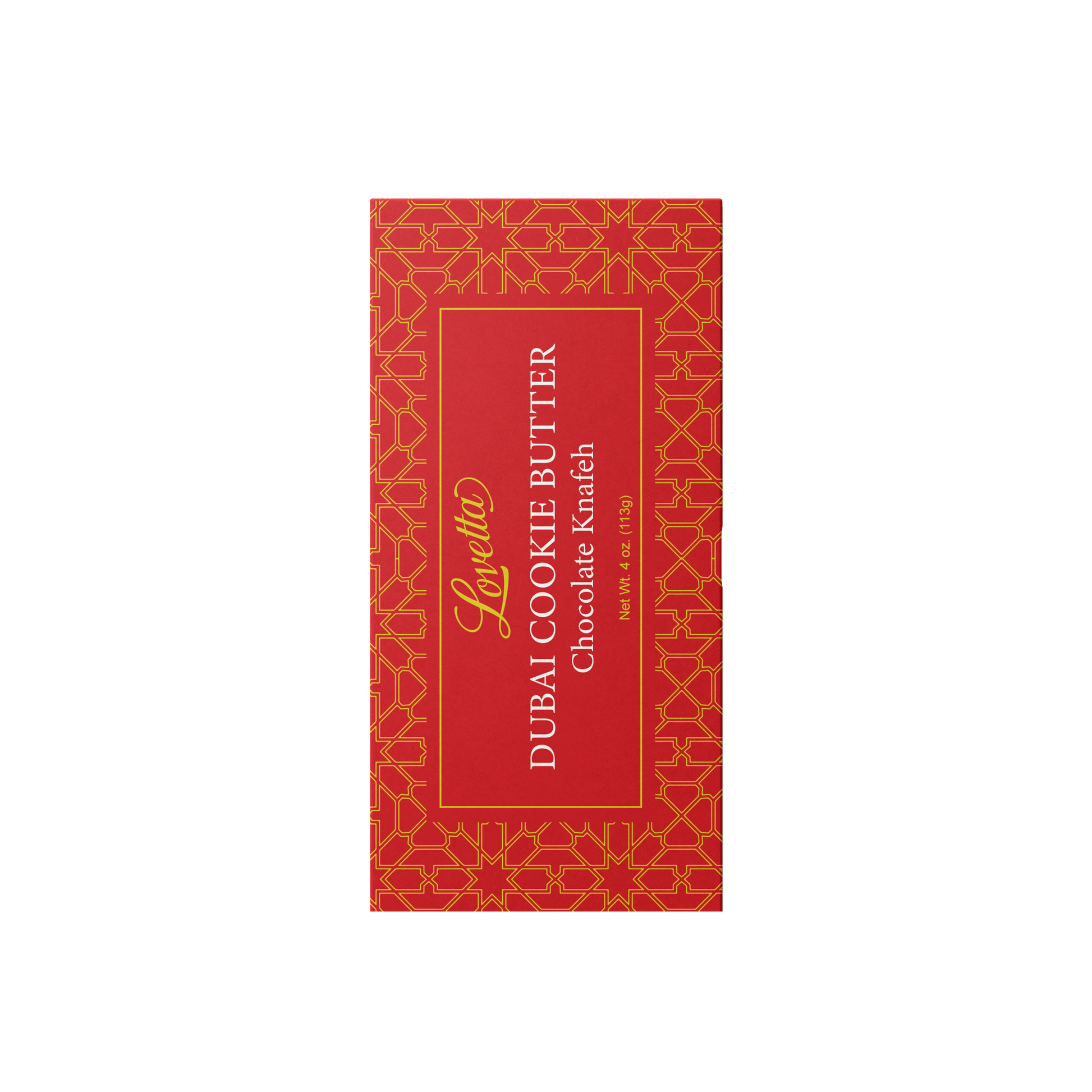 Dubai Cookie Butter Knafeh Chocolate – 4oz