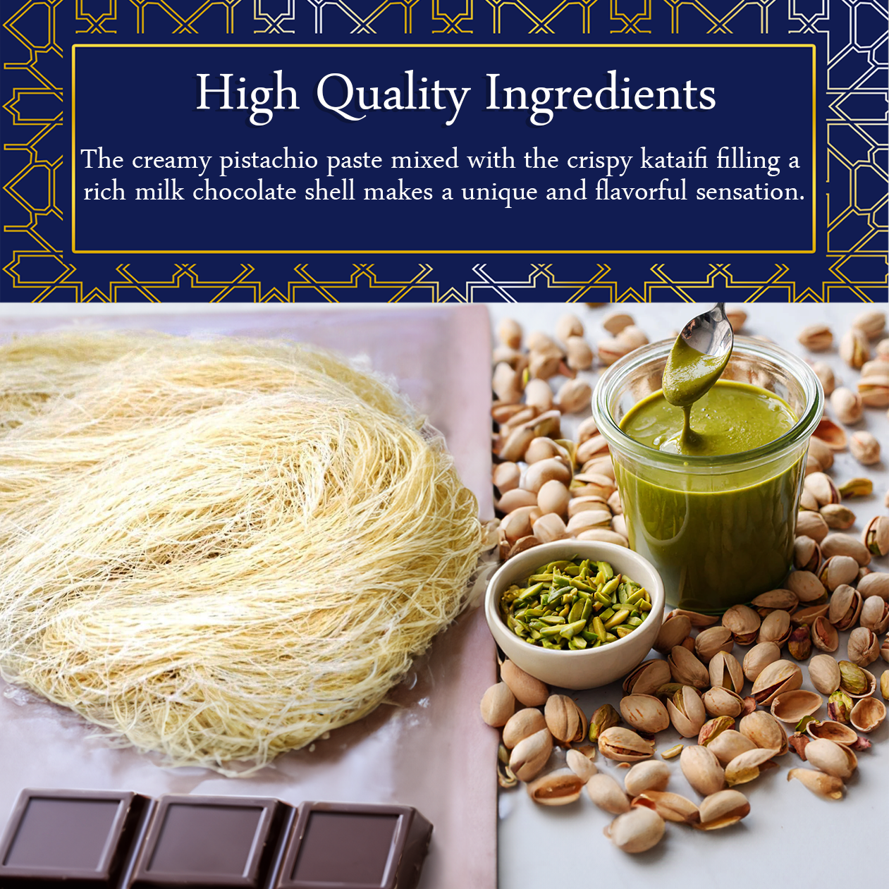 Dubai Choklad Pistage 115 g (Originalet) 