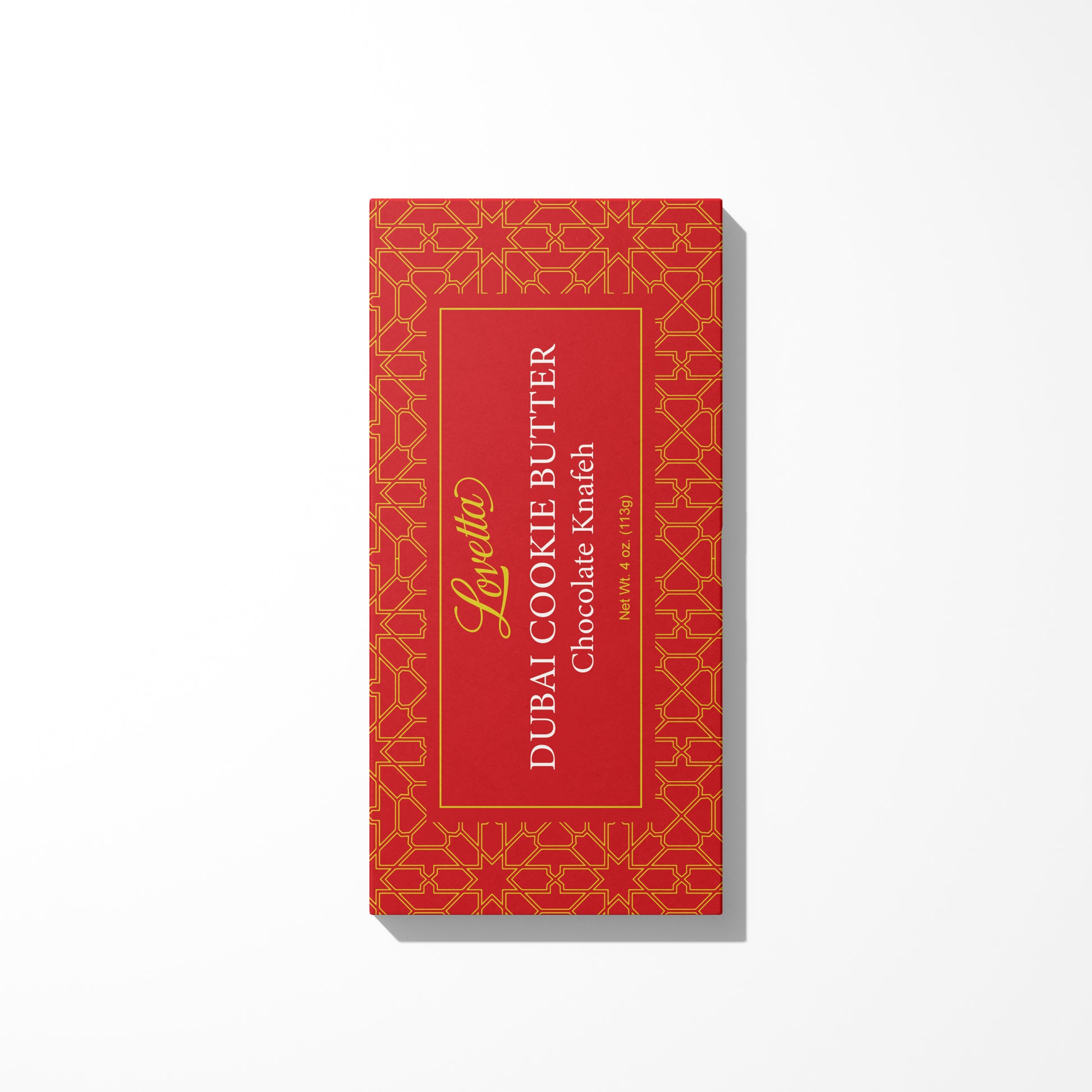 Dubai Cookie Butter Knafeh Chocolate – Case of 12 (4oz)