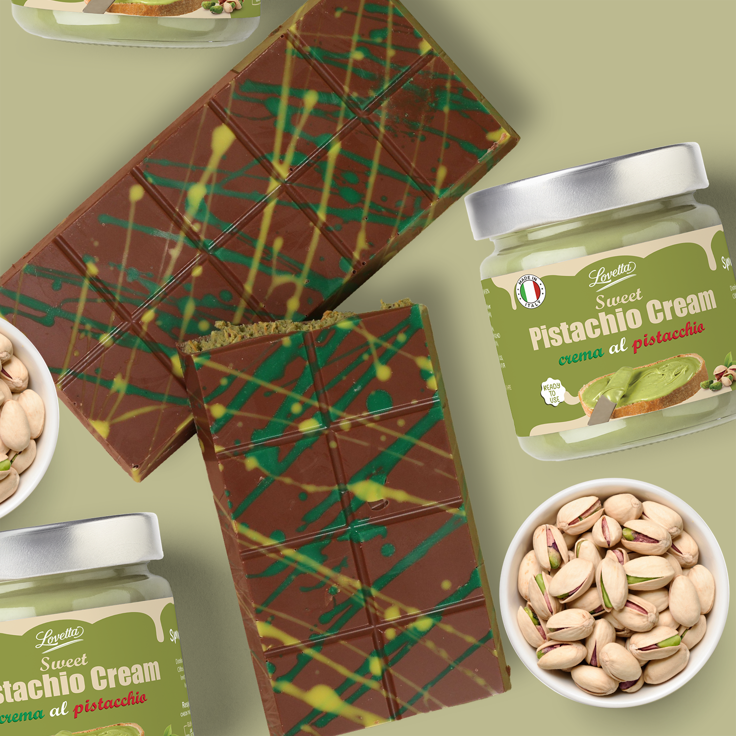 Lovetta pistachio cream for dubai chocolate