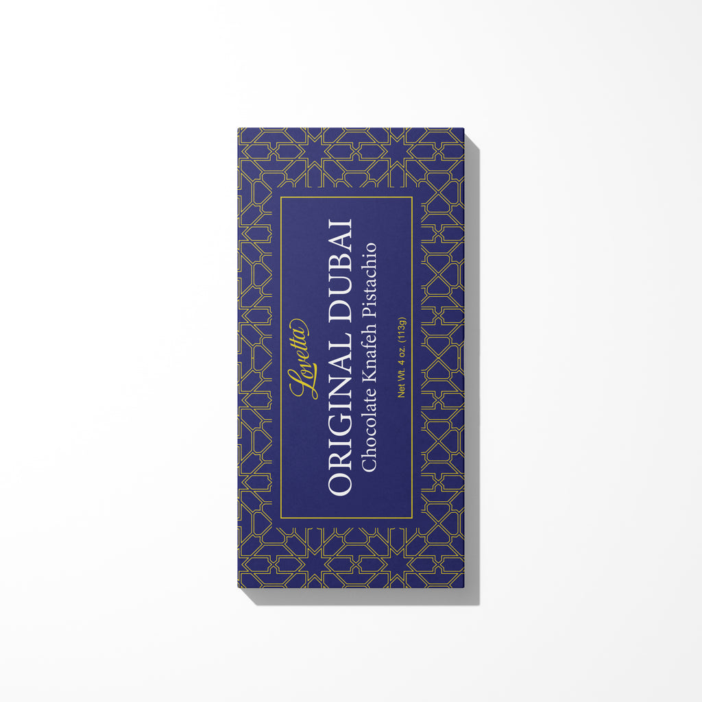 Dubai Pistachio Knafeh Chocolate – Case of 12 (4oz)