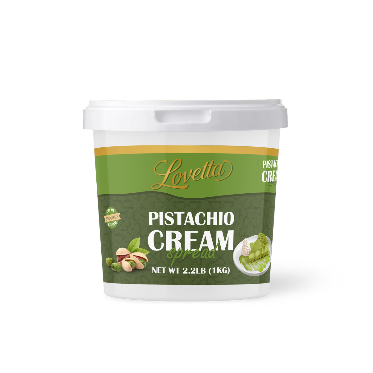 Pistachio Cream 2.2 lbs (1 kg) – Lovetta