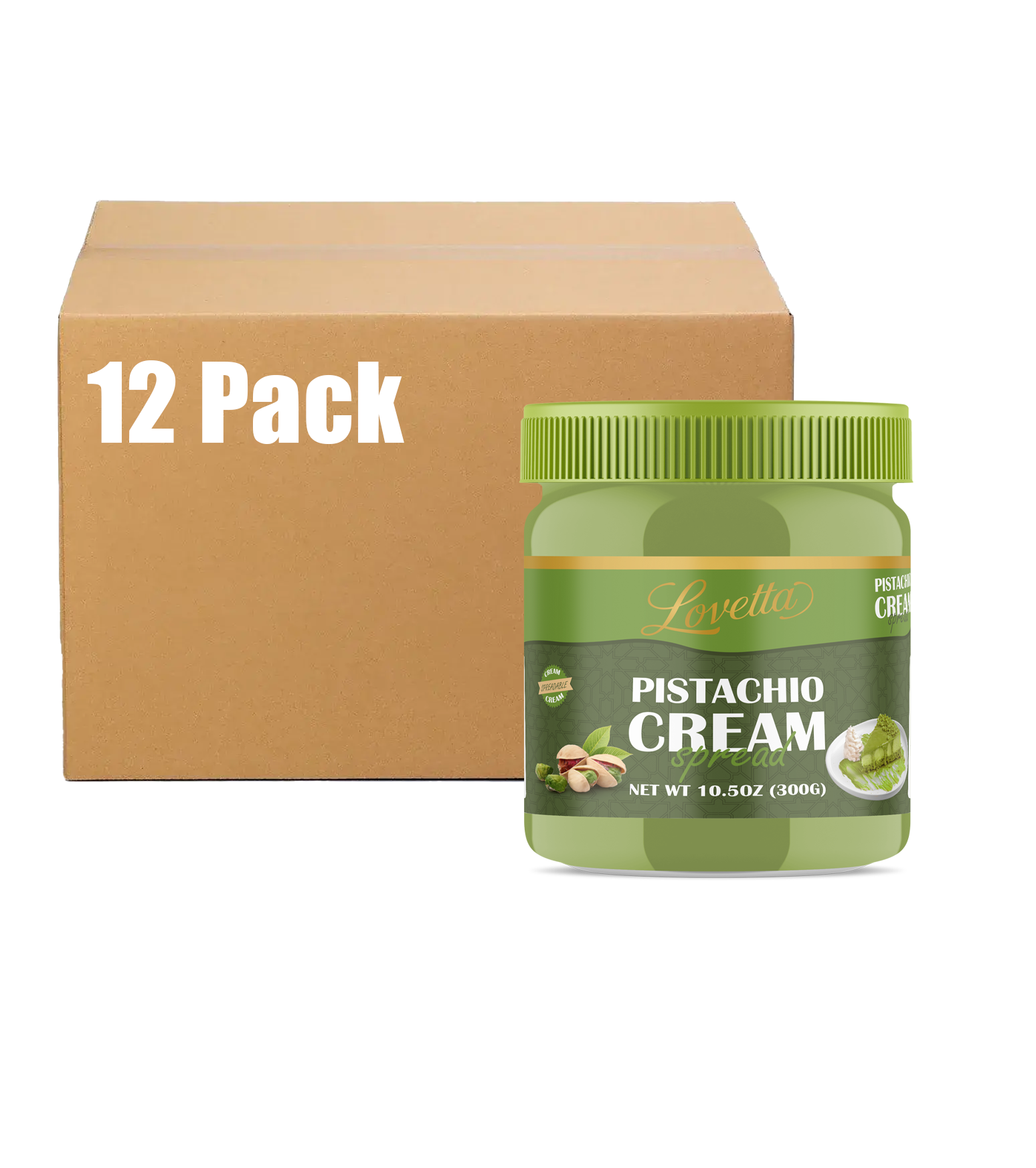 Pistachio cream 300 gram 12 Case Pack