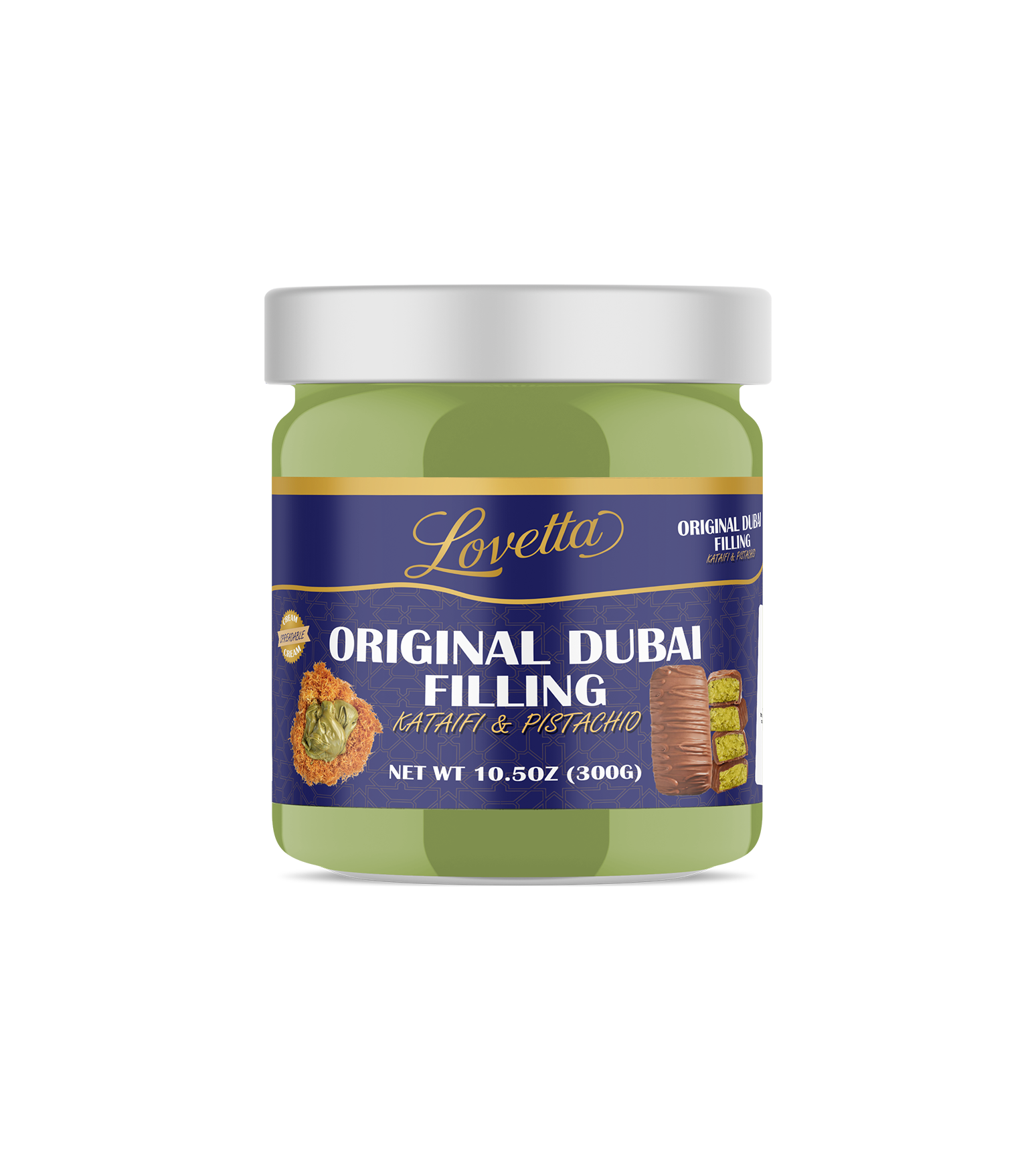 Dubai Filling Pistachio & Kataifi Cream 10.58oz