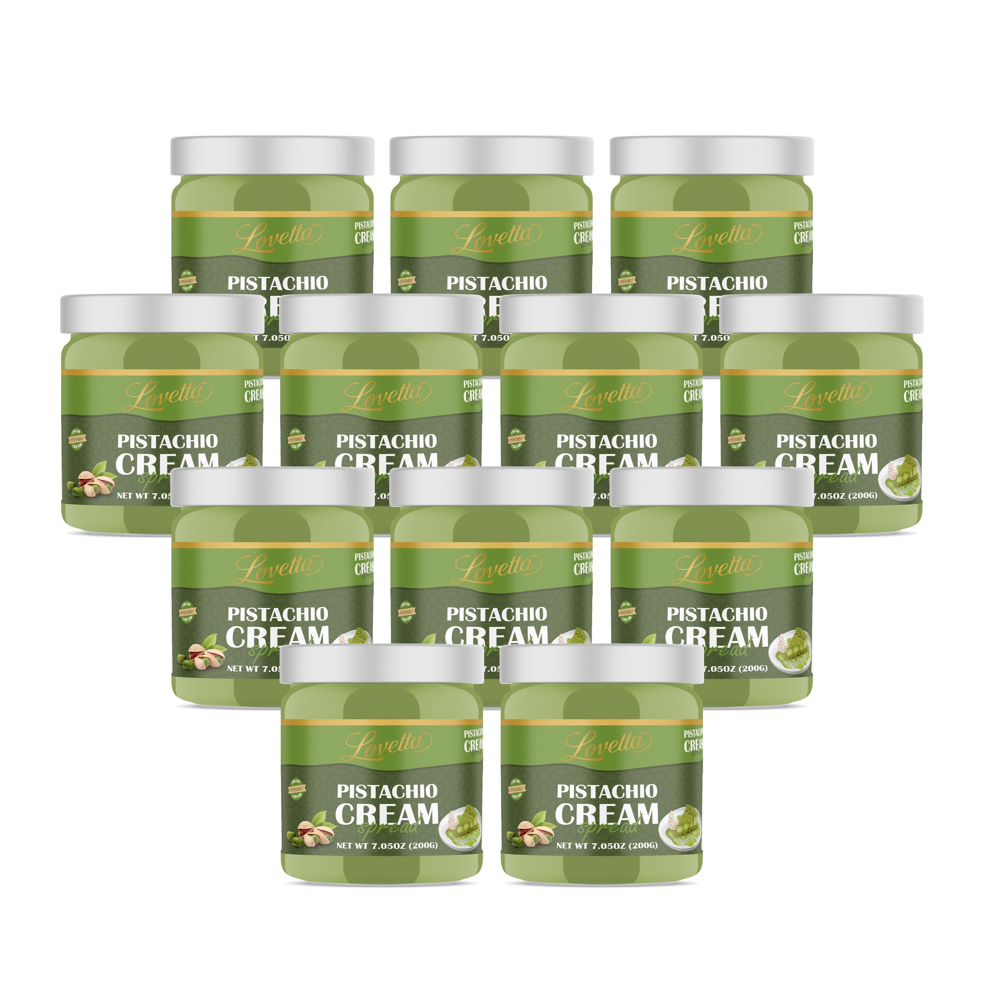 Sweet Pistachio Cream Jar – Case of 12 (200g)
