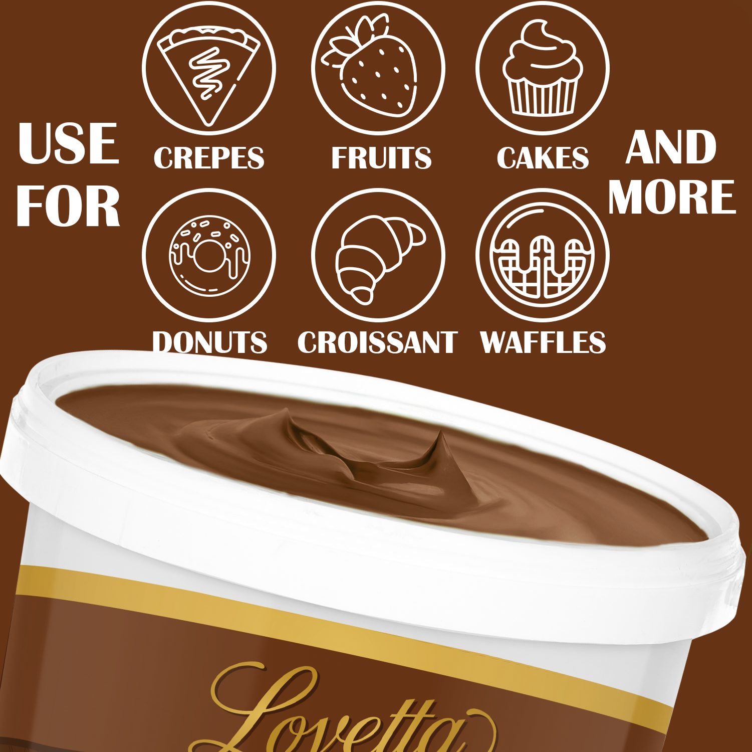 Chocolate Hazelnut Cream – 11lb